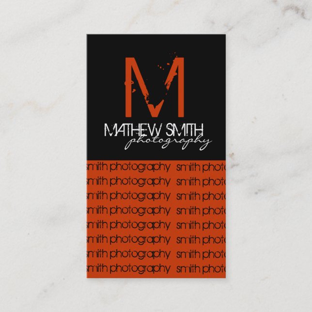 Tarjetas de visita del fotógrafo (Anverso)