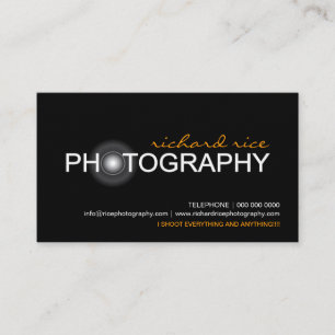 Tarjetas de visita del fotógrafo