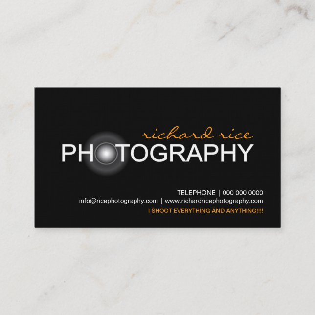 Tarjetas de visita del fotógrafo (Anverso)