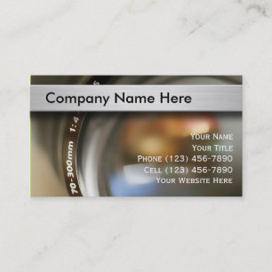 Tarjetas de visita del fotógrafo