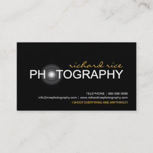 Tarjetas de visita del fotógrafo