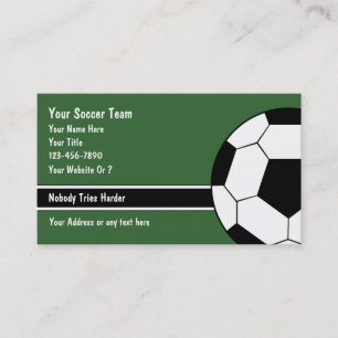 Tarjetas de visita del fútbol