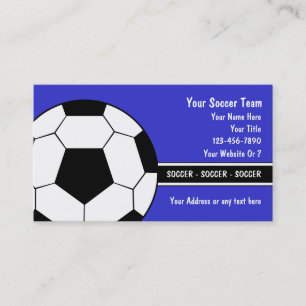 Tarjetas de visita del fútbol