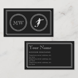 Tarjetas de visita del fútbol de la "película muda