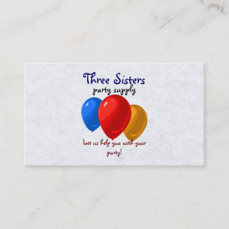Tarjetas de visita del globo del fiesta