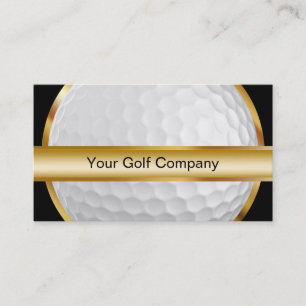 Tarjetas de visita del golf