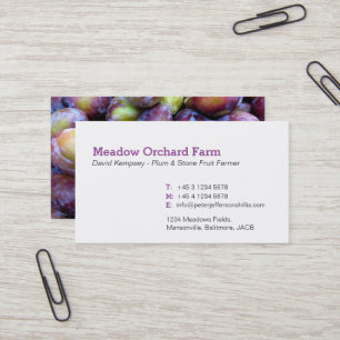 Tarjetas de visita del granjero/del cultivador del