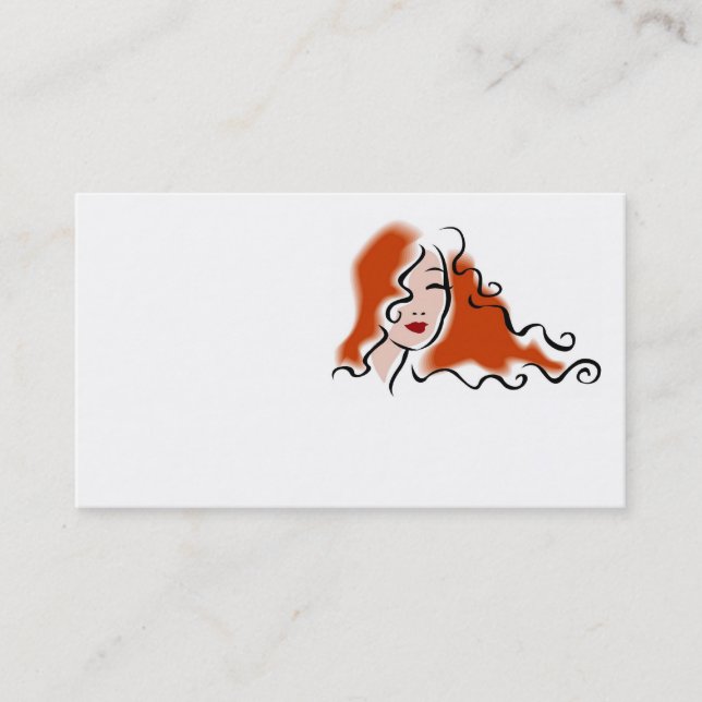 Tarjetas de visita del Hairstylist (Anverso)