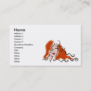 Tarjetas de visita del Hairstylist