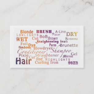 Tarjetas de visita del HairStylist/del salón