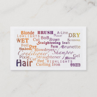 Tarjetas de visita del HairStylist/del salón