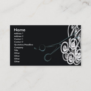 Tarjetas de visita del HairStylist/del salón