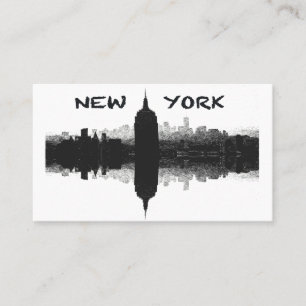 Tarjetas de visita del horizonte de New York City