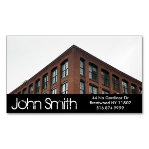 Tarjetas de visita del imán de la foto de Nueva