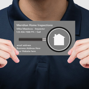 Tarjetas de visita del inspector residencial Guay