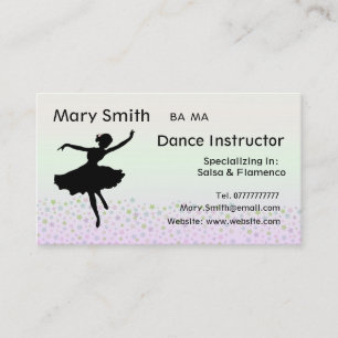 Tarjetas de visita del instructor del profesor/del