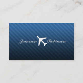 Tarjetas de visita del instructor del vuelo