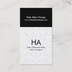 Tarjetas de visita del interiorista