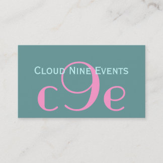 Tarjetas de visita del logotipo del monograma del