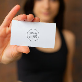 tarjetas de visita del logotipo del personalizado