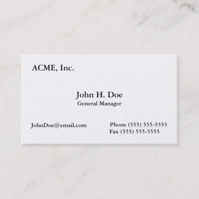 Tarjetas de visita del maleficio del comienzo de 8 (Anverso)