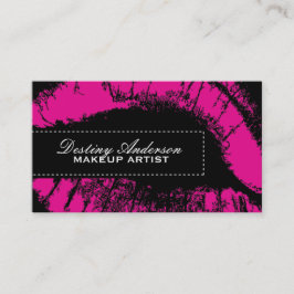 Tarjetas de visita del maquillaje de las rosas