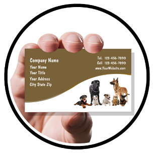 Tarjetas de visita del mascota