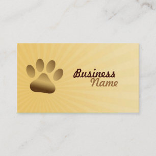 Tarjetas de visita del mascota