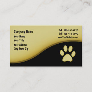 Tarjetas de visita del mascota