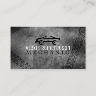 Tarjetas de visita del mecánico