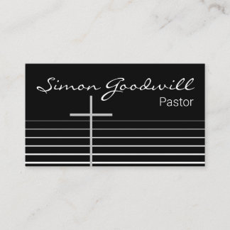 Tarjetas de visita del Ministro del Pastor Cristia