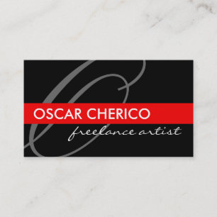 Tarjetas de visita del monograma