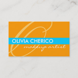 Tarjetas de visita del monograma