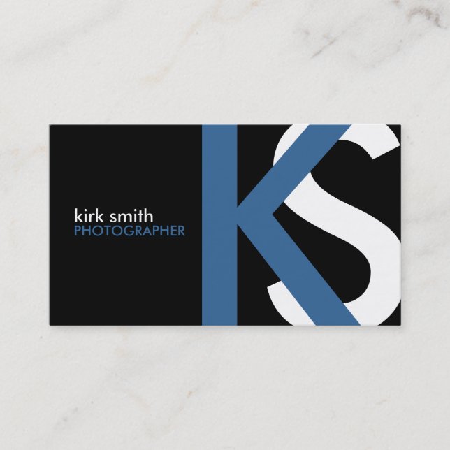 Tarjetas de visita del monograma [de la ORIGINAL] (Anverso)