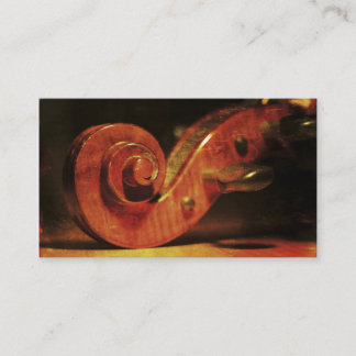 Tarjetas de visita del músico (violoncelista)