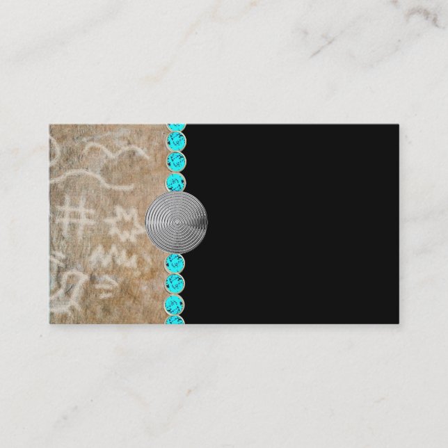 Tarjetas de visita del nativo americano (Anverso)