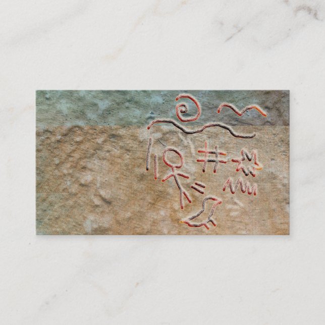 Tarjetas de visita del nativo americano (Anverso)