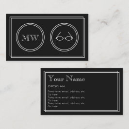 Tarjetas de visita del óptico de la "película