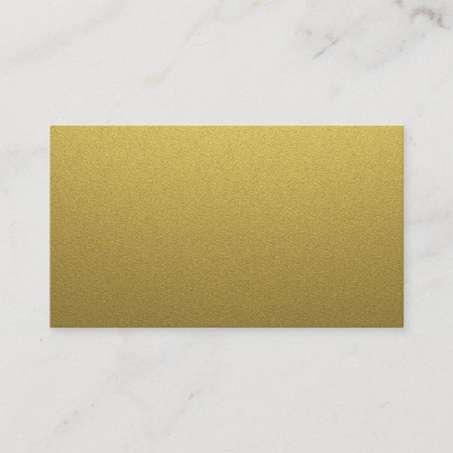 Tarjetas de visita del oro (Anverso)