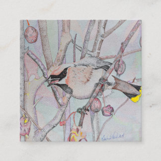 Tarjetas de visita del pájaro, arte salvaje de las