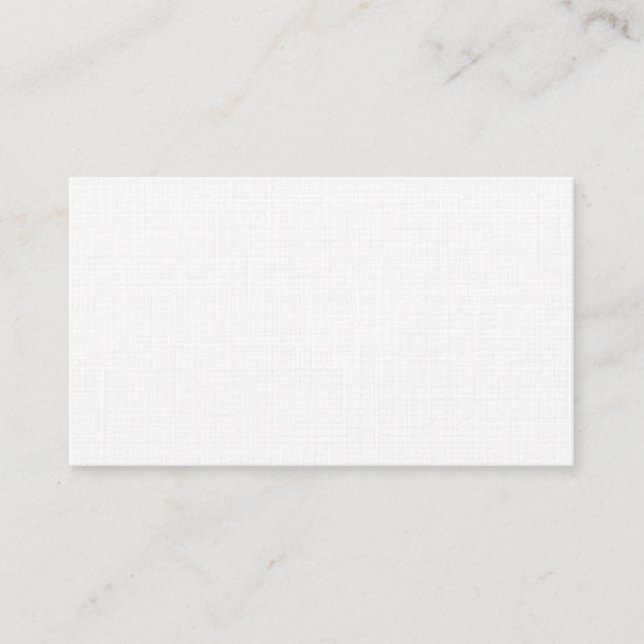 Tarjetas de visita del papel de lino (Anverso)