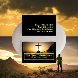 Tarjetas de visita del Pastor de la Iglesia del So