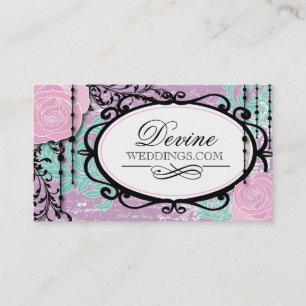 Tarjetas de visita del planificador de eventos