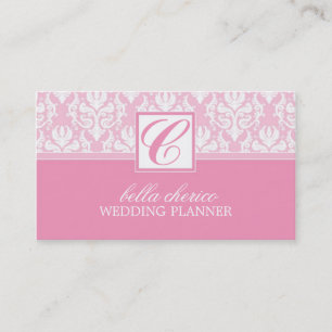 Tarjetas de visita del planificador de la boda