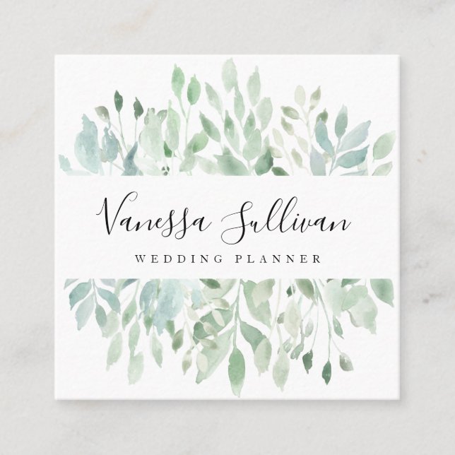 Tarjetas de visita del planificador de la boda del (Anverso)
