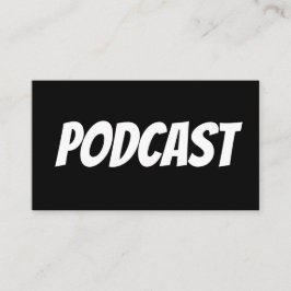 Tarjetas de visita del PODCAST