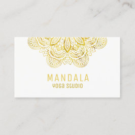 Tarjetas de visita del profesor de la yoga