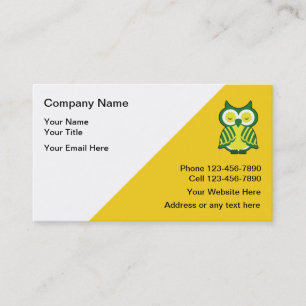 Tarjetas de visita del profesor particular del