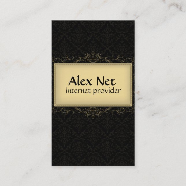 Tarjetas de visita del proveedor de Internet (Anverso)