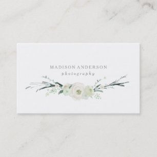 Tarjetas de visita del ramo el de la acuarela